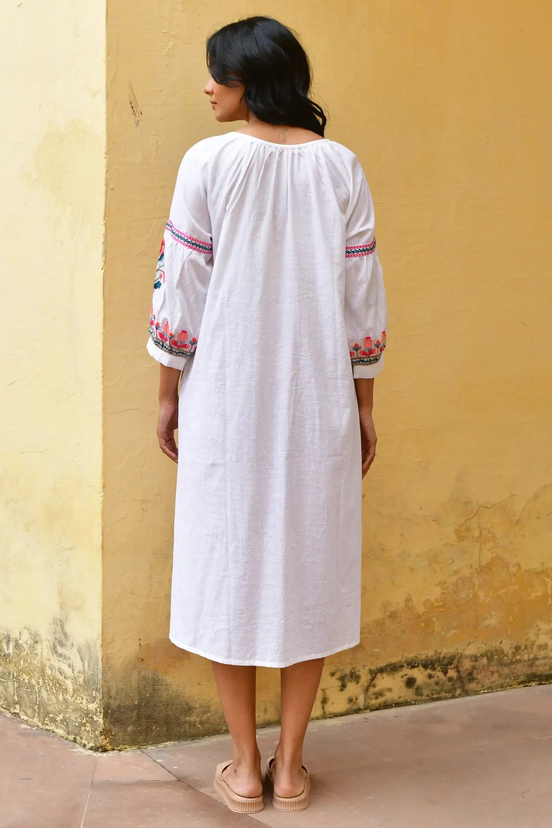 Azure & Indigo Hummingbird Kaftan