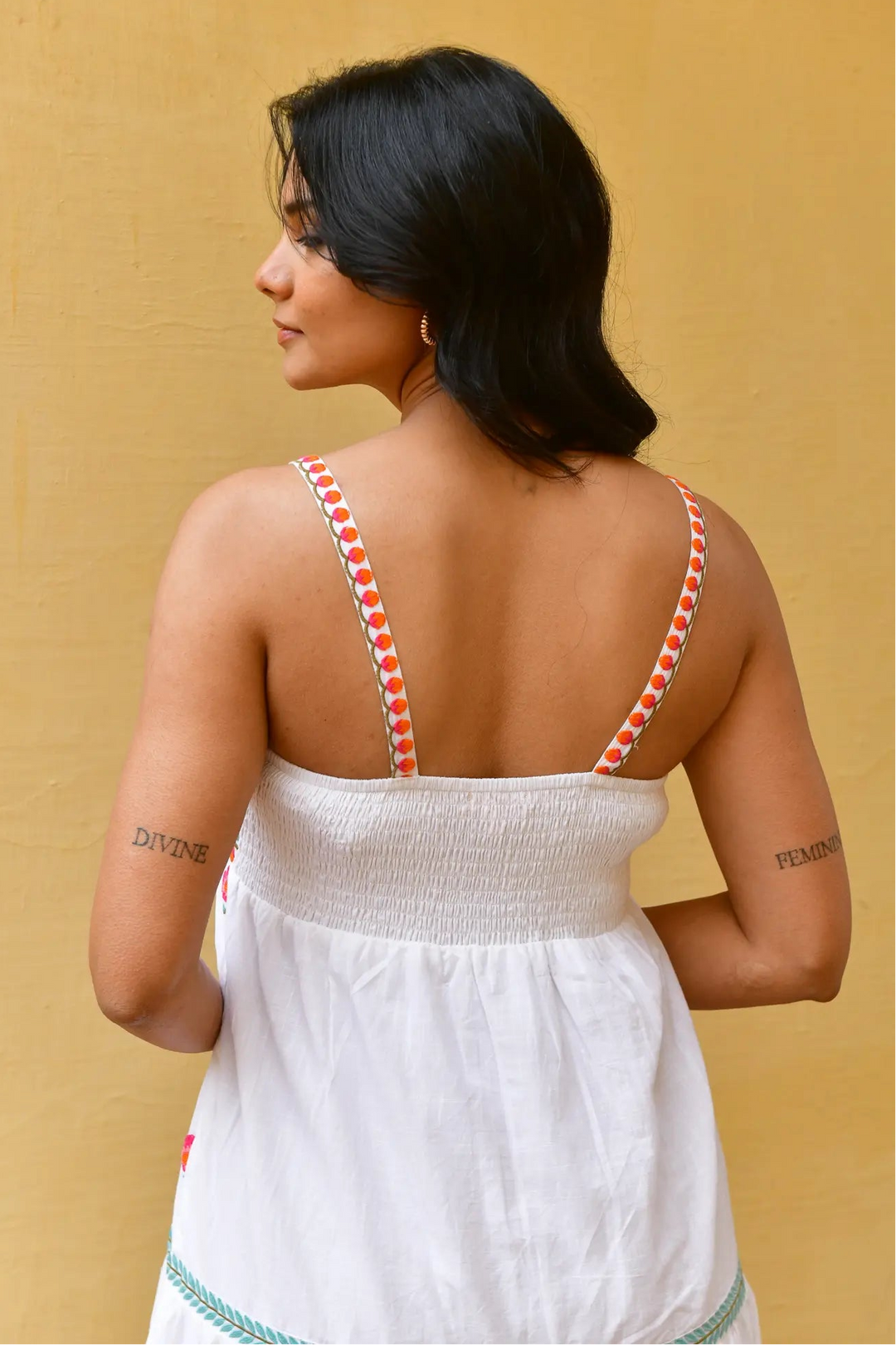 Azure & Indigo Hummingbird Swing Maxi Dress