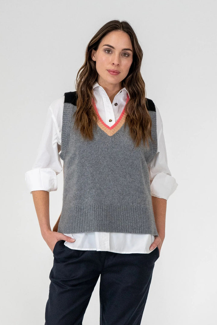 Sevilla Vest - Charcoal Multi