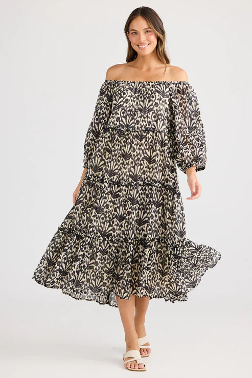 Holiday Grenadine Dress Ocean Clam