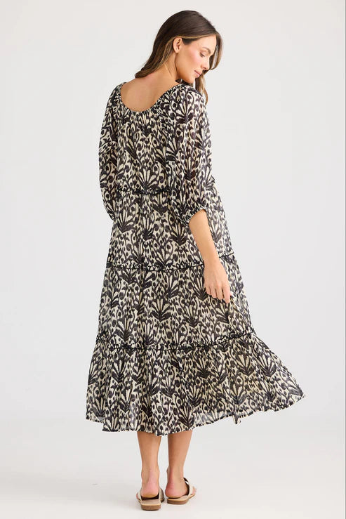 Holiday Grenadine Dress Ocean Clam