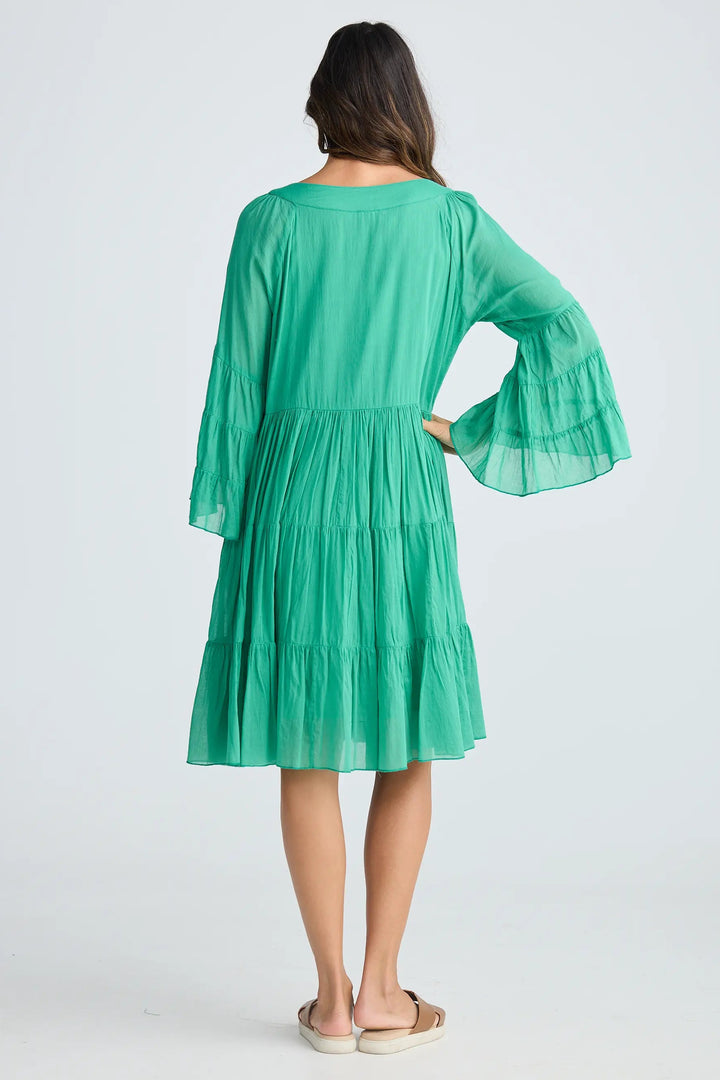 Holiday Trading Jamaica Dress Jade Green