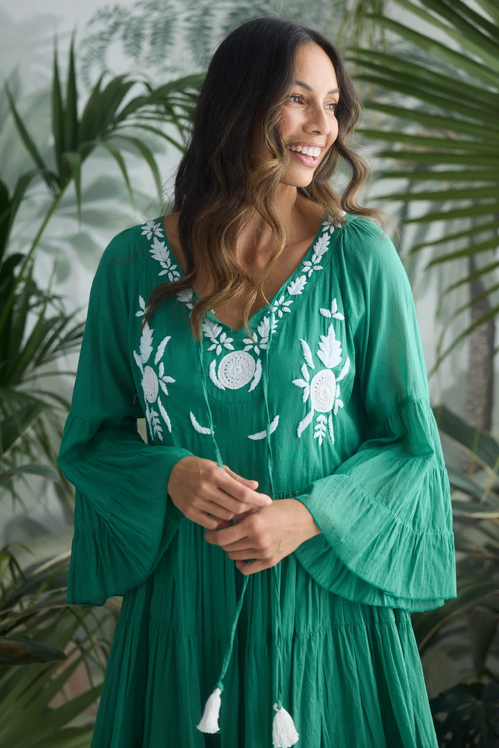 Jamaica Dress - Jade Green