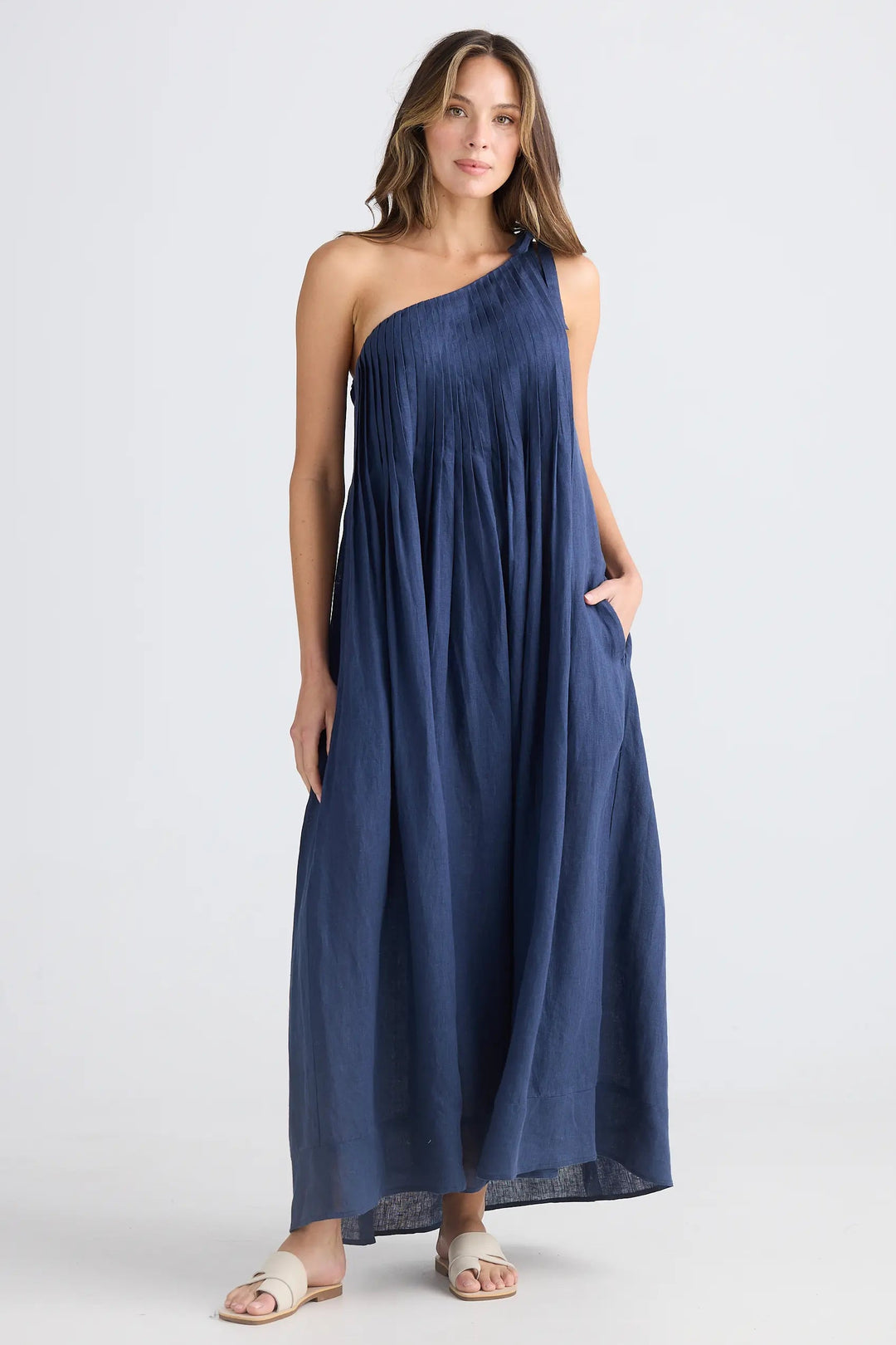 Holiday Trading Lana Maxi Dress Navy
