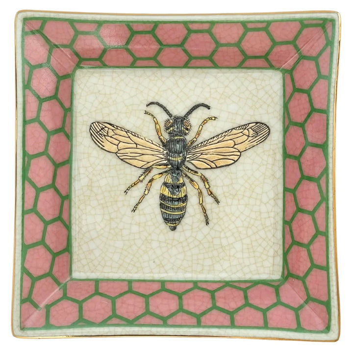 Jardiner Abeille Wall Plate - Pink