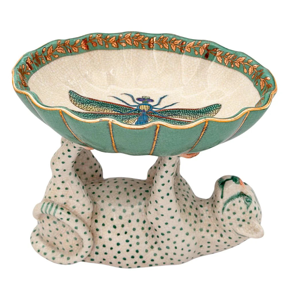 Jungla Savon Dish - Snow Leopardo Verde
