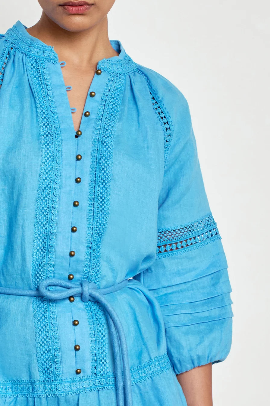 Jostle Dress - Lagoon