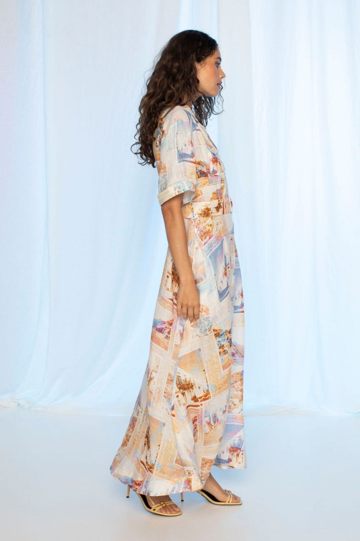 Carrie Maxi Dress - Amalfi