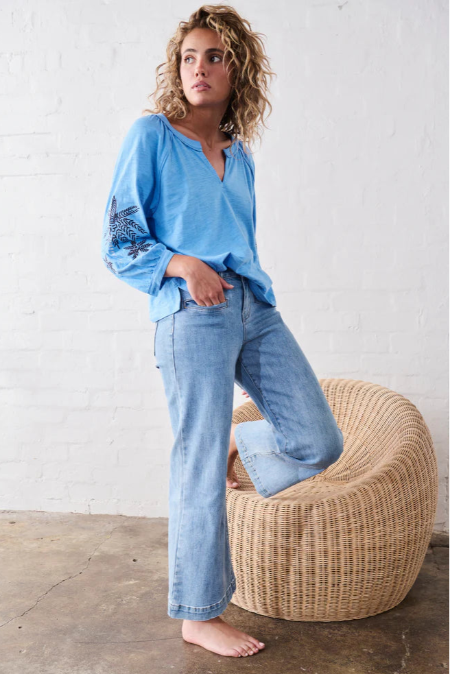 Kireina Freya Jean 70s Blue