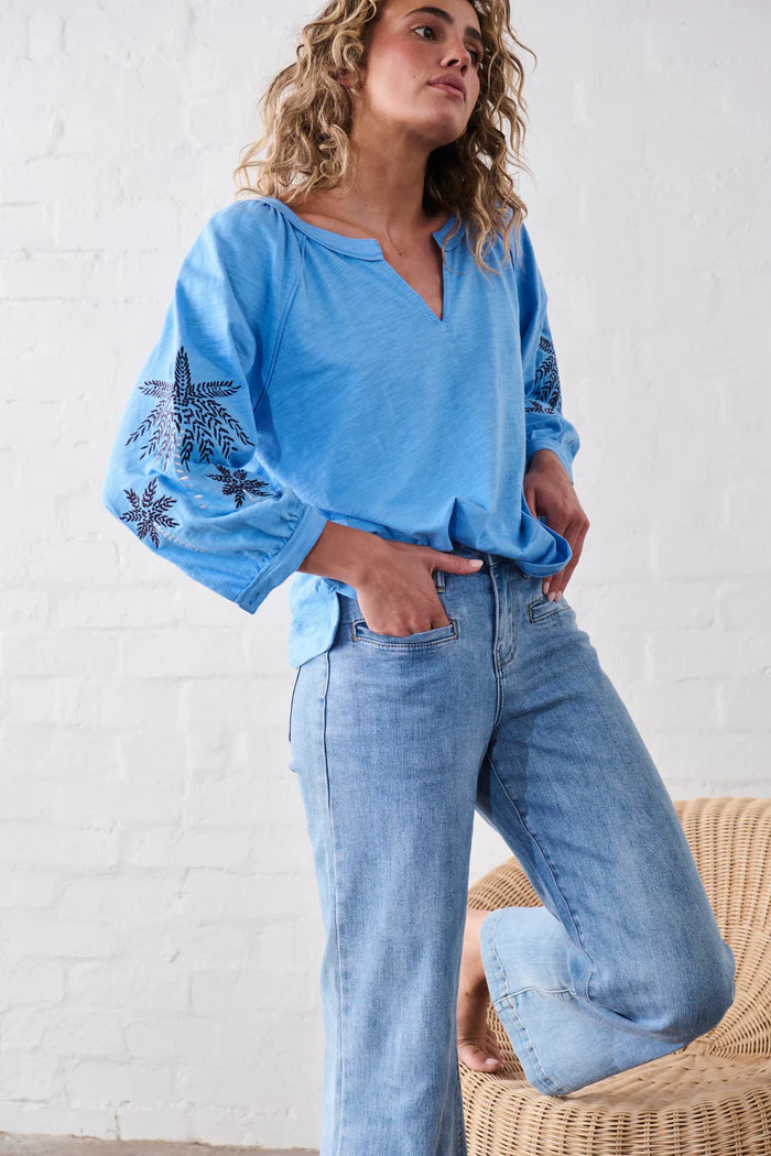 Kireina Freya Jean 70s Blue