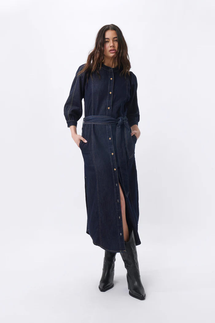 Isla Dress - Indigo