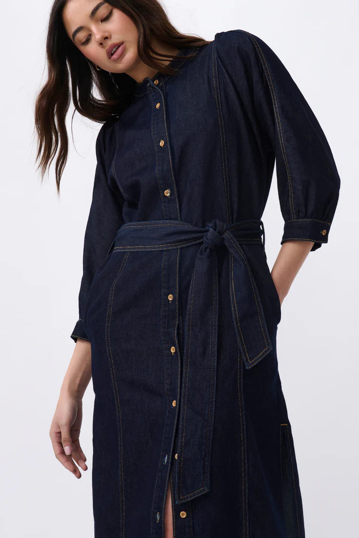Isla Dress - Indigo