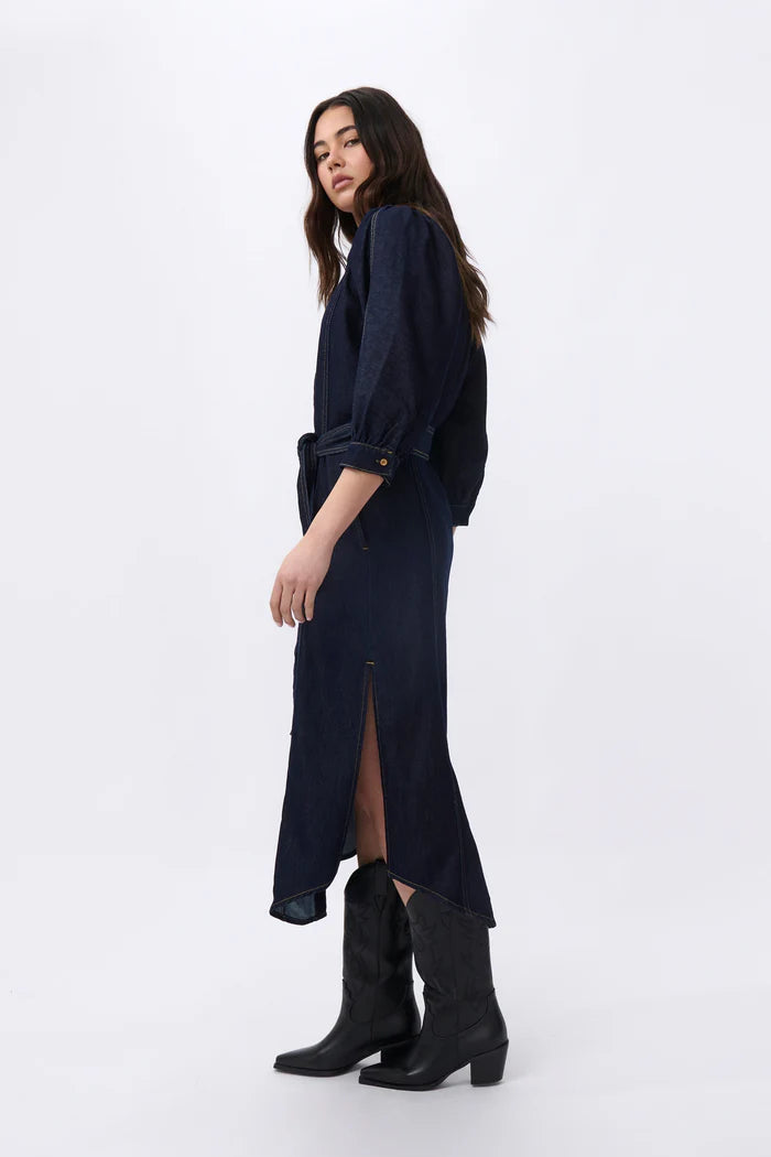 Isla Dress - Indigo
