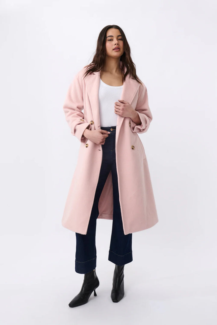 Jasmine Coat - Soft Pink
