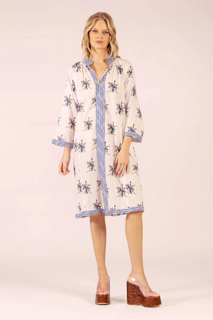 Allegra Linen Dress - Spray