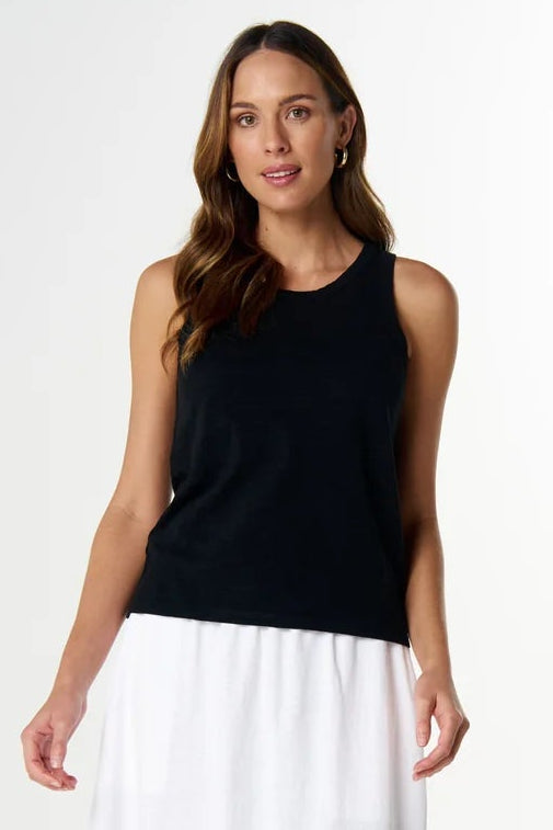 Little Cotton Tank - Black