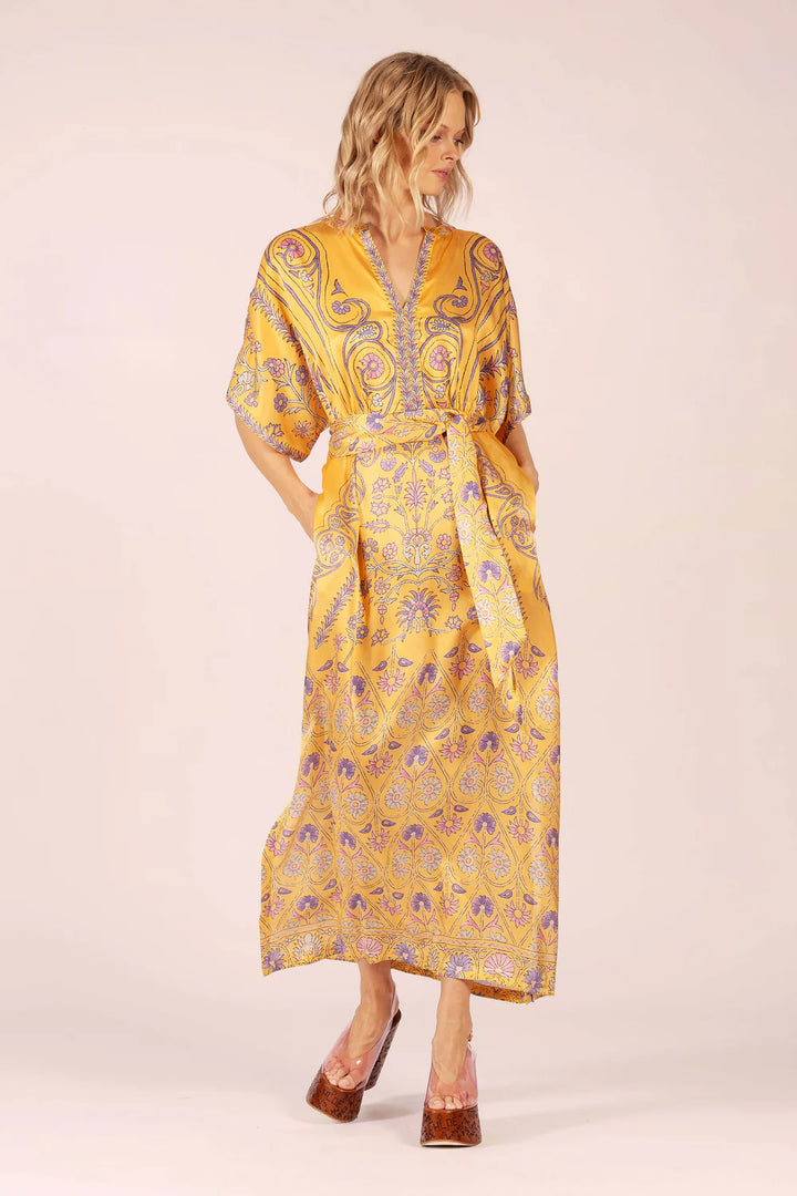 Norman Satin Maxi Dress - Mango