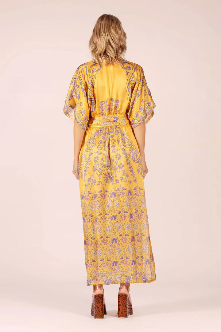Norman Satin Maxi Dress - Mango