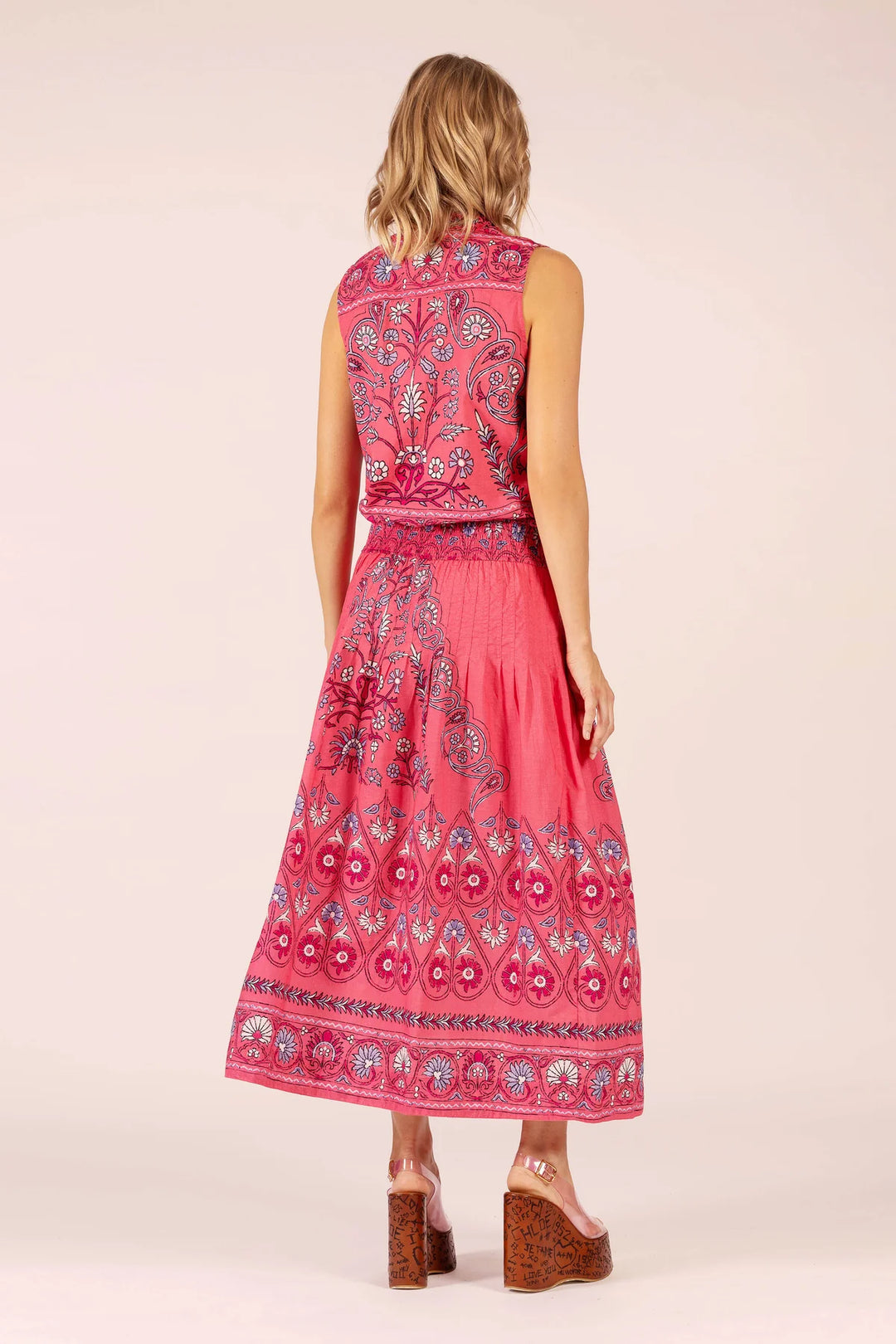 Ruby Long Dress - Hindi Raspberry