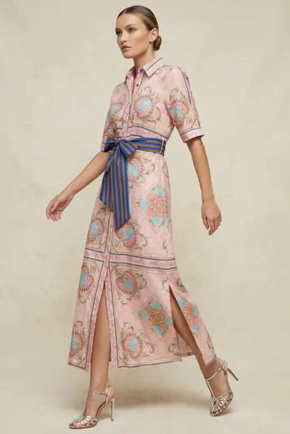 Stevie Long Dress - Pink