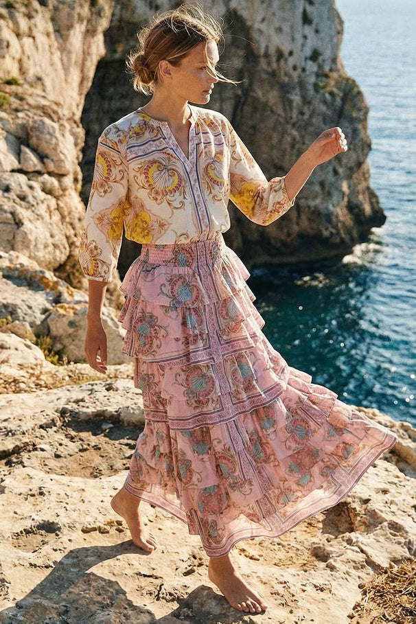 Valentina Skirt - Neptune Pink **PRE-ORDER**