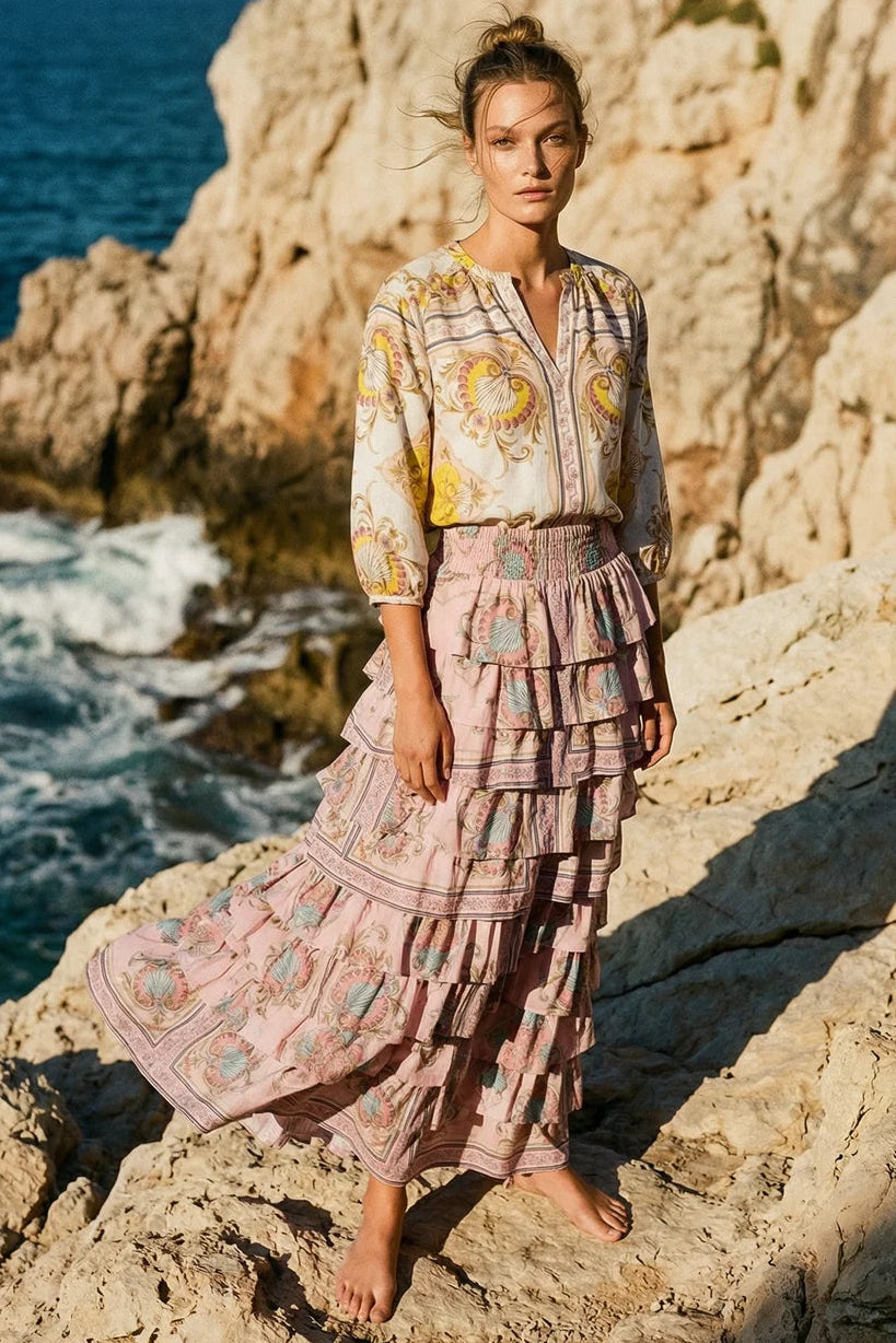 Valentina Skirt - Neptune Pink **PRE-ORDER**