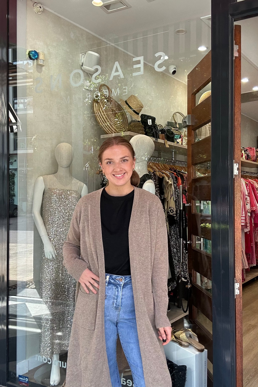 Longline Cardigan - Natural