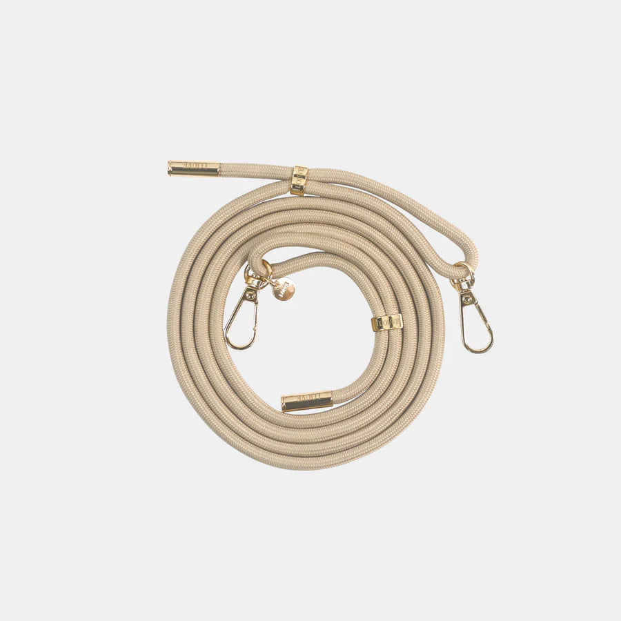 Bisque Beige Crossbody Phone Strap