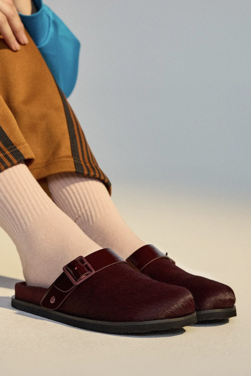 Mills Mule - Dark Cherry
