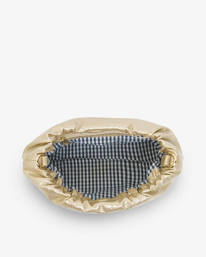 Monty Crossbody - Light Gold Crinkle