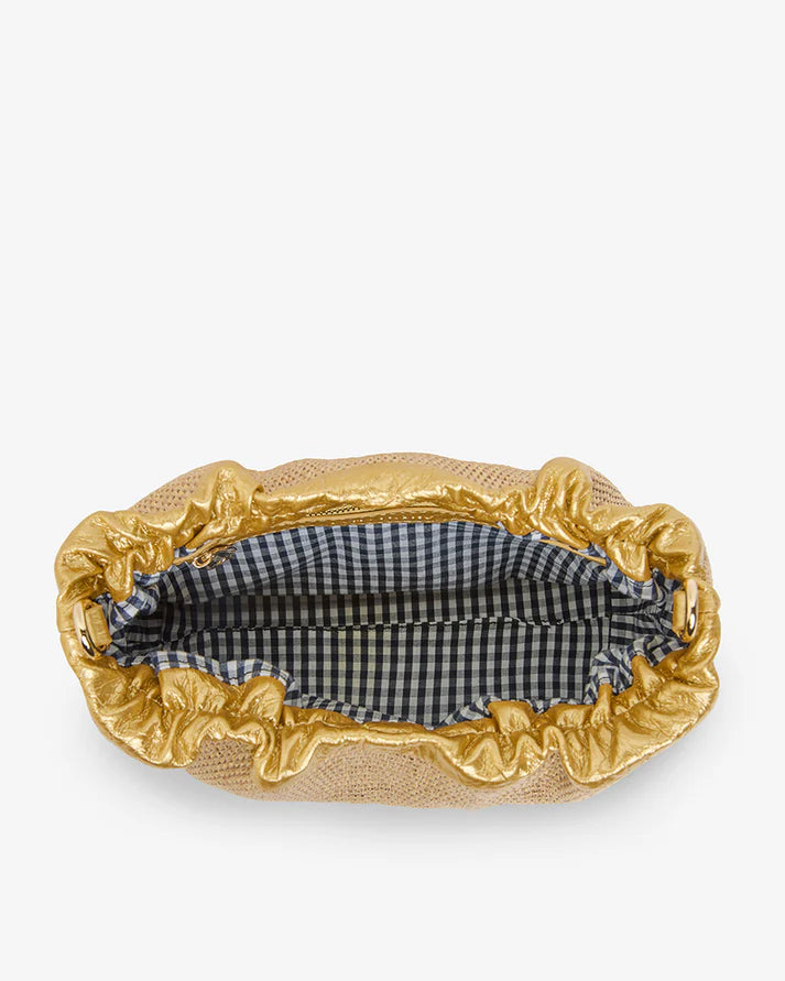 Monty Crossbody - Gold Weave