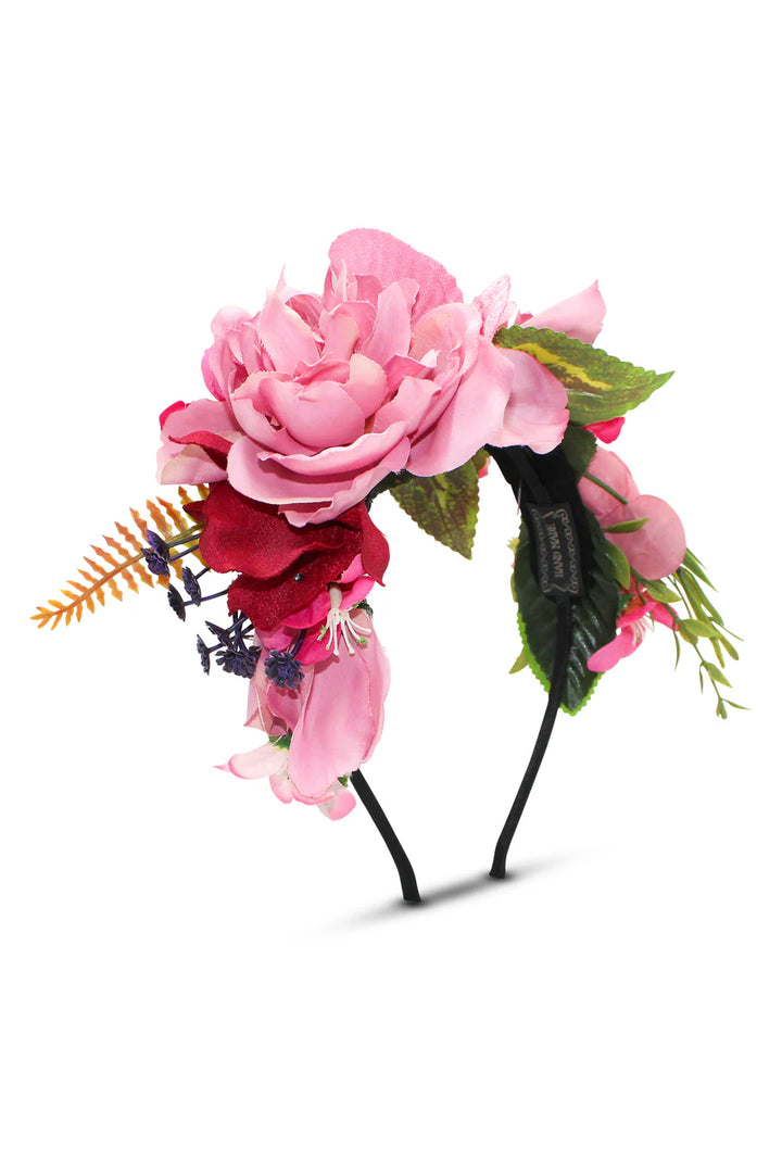 Dori Flower Crown - Hot Pink