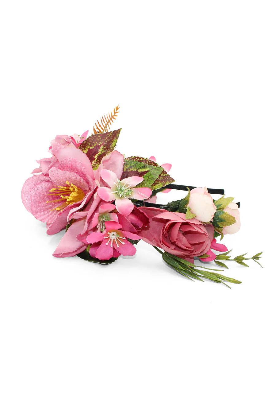 Dori Flower Crown - Hot Pink