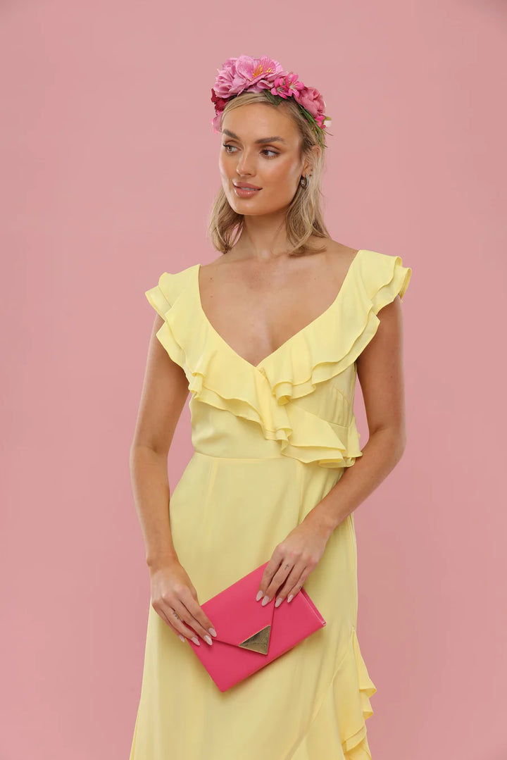 Dori Flower Crown - Hot Pink
