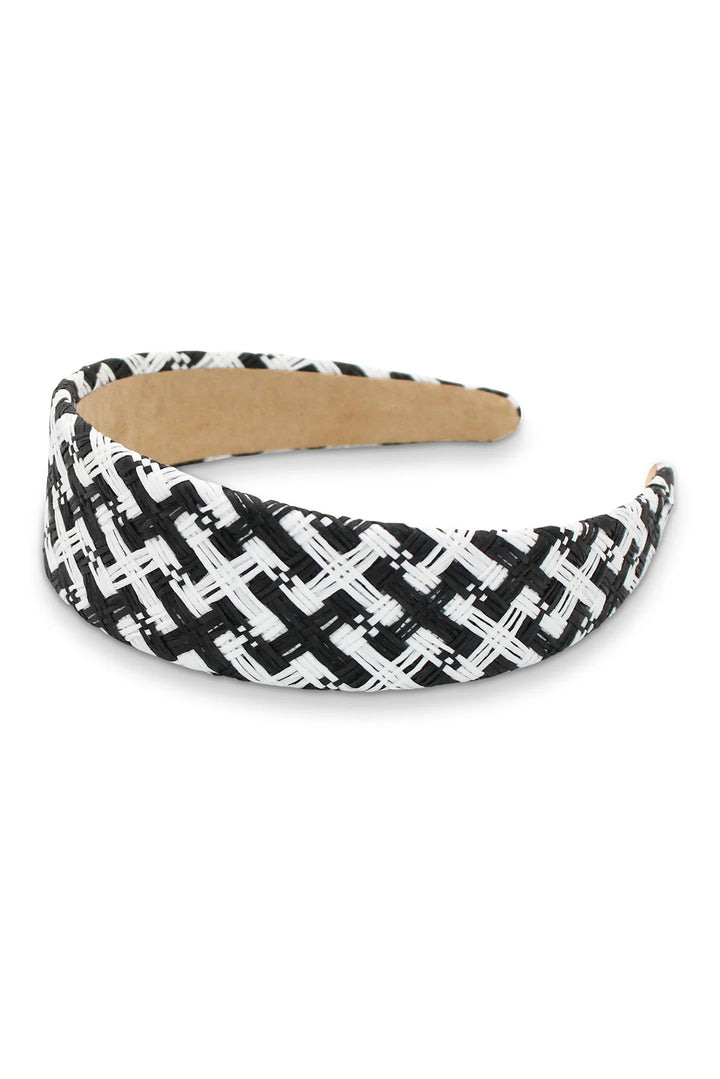 Felicia Headband - Black/White
