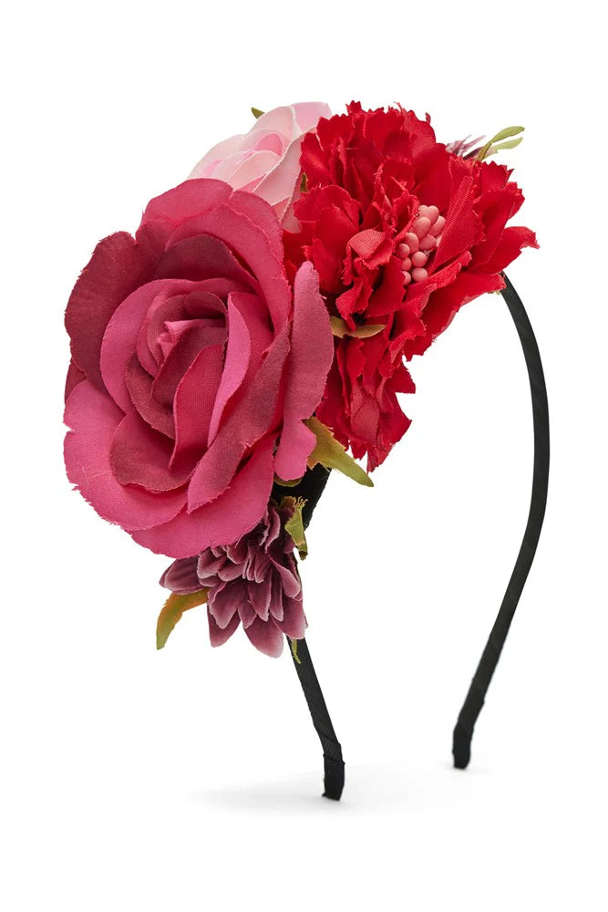 Ivy Flower Crown - Pink