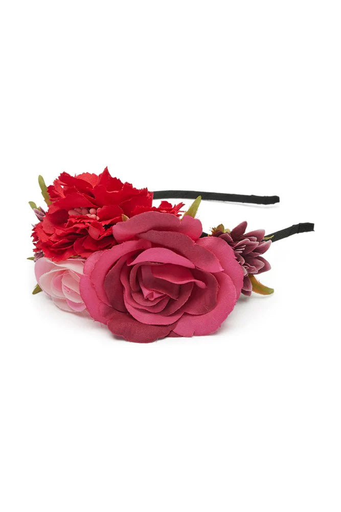 Ivy Flower Crown - Pink