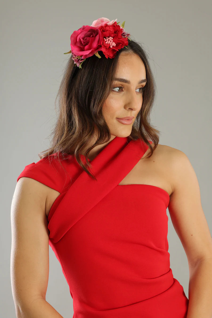 Ivy Flower Crown - Pink