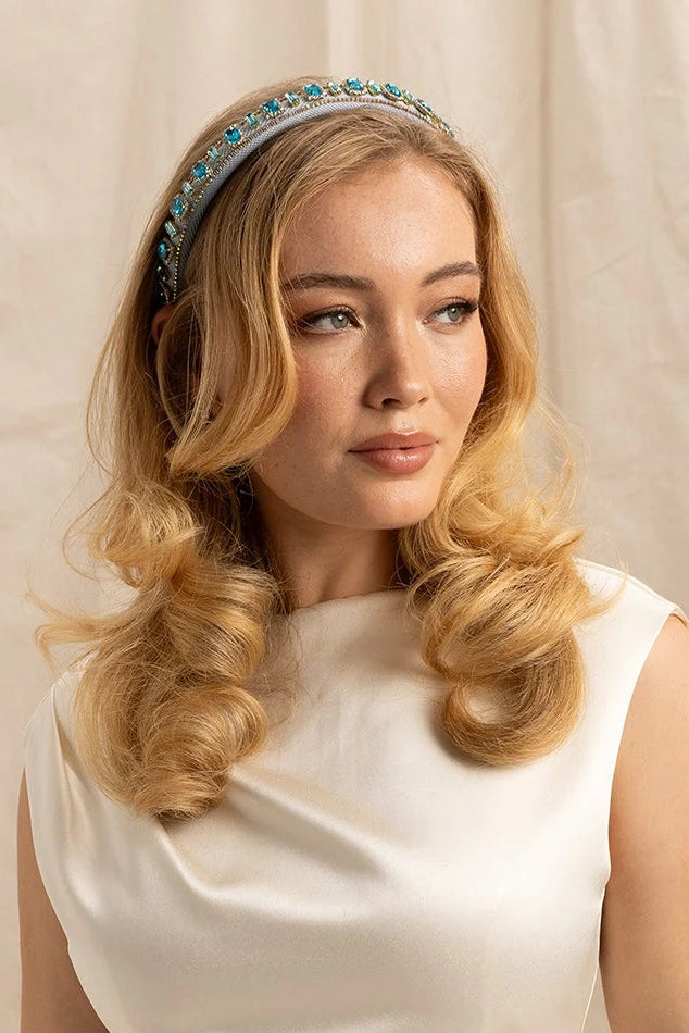 Laurel Headband - Blue