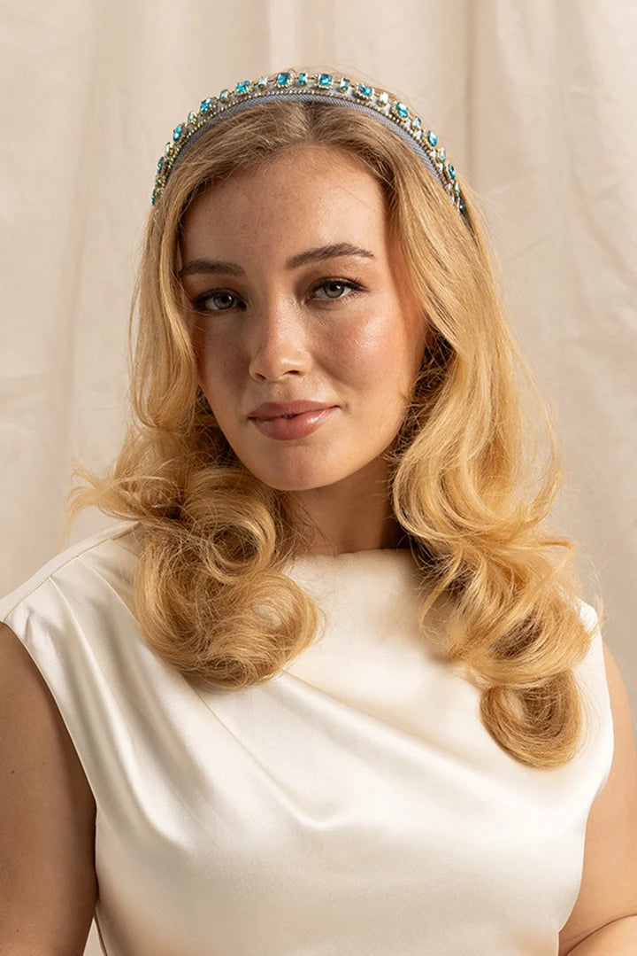 Laurel Headband - Blue