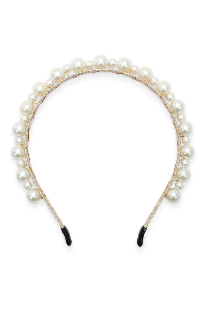 Perla Headband - Pearl Gold