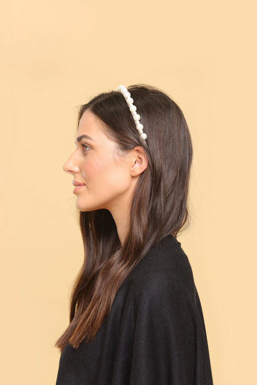 Perla Headband - Pearl Gold