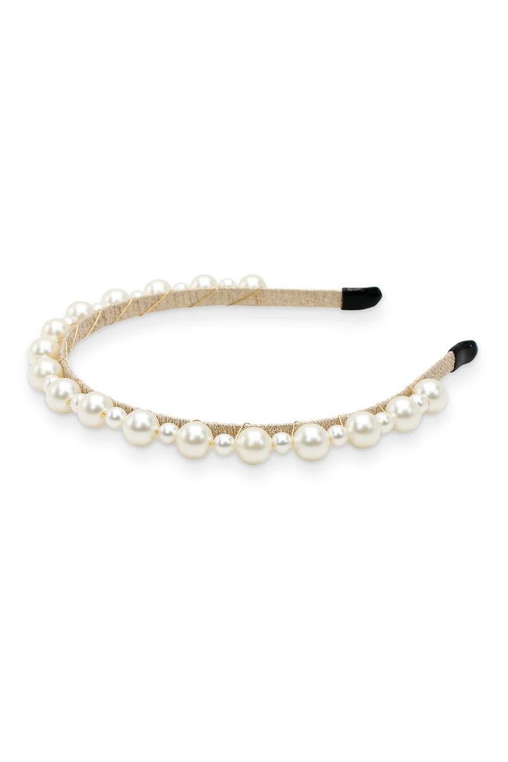 Perla Headband - Pearl Gold