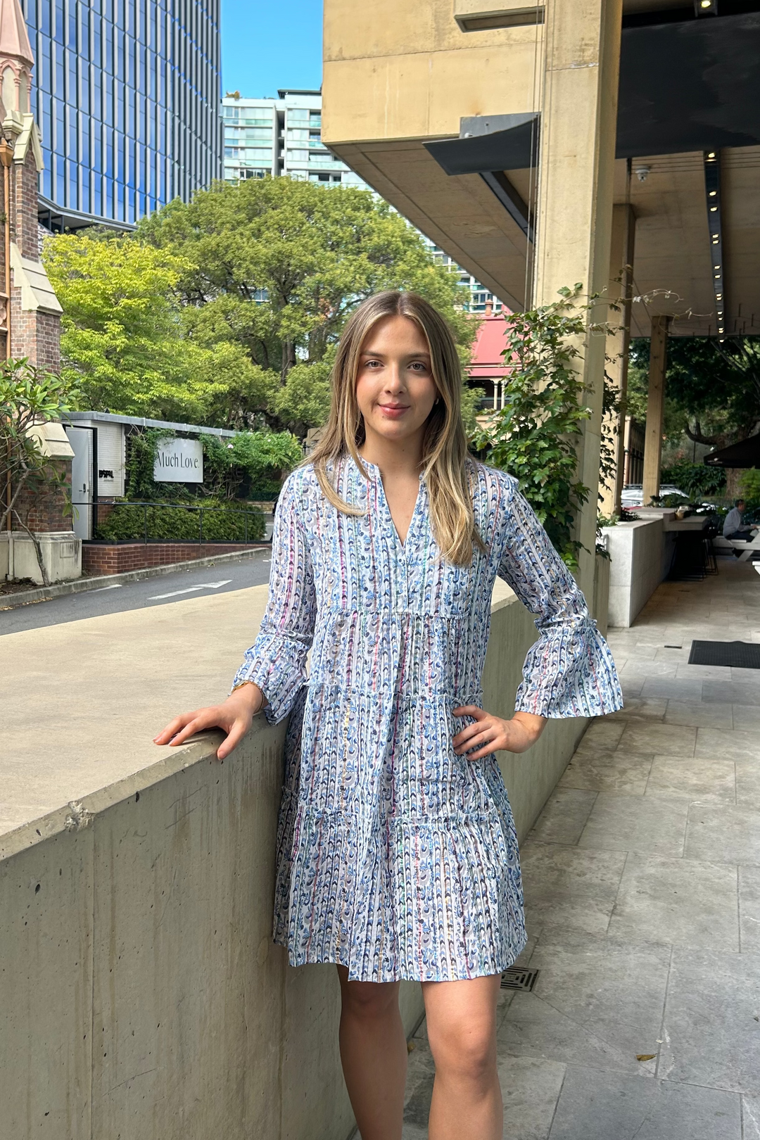 Morocco Mini Dress - Crystal