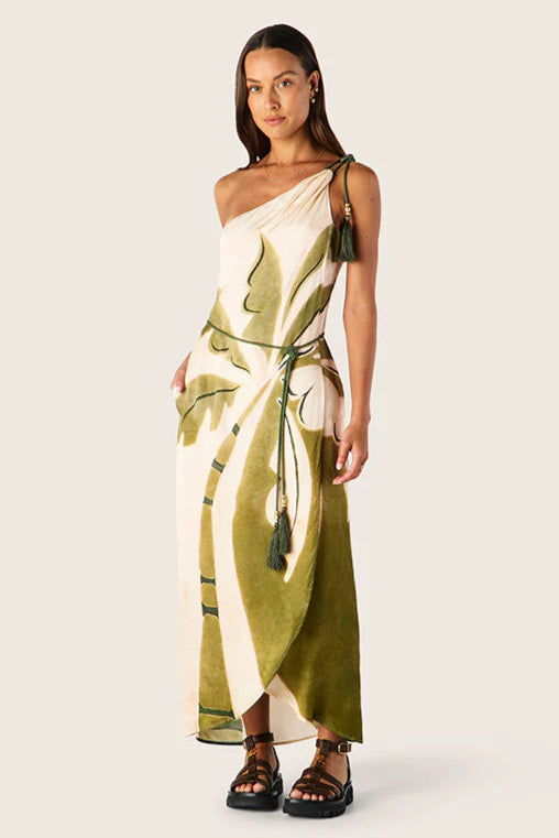 Lorena One Shoulder Dress Seasons Emporium Lorena One Shoulder Dress Seasons Emporium