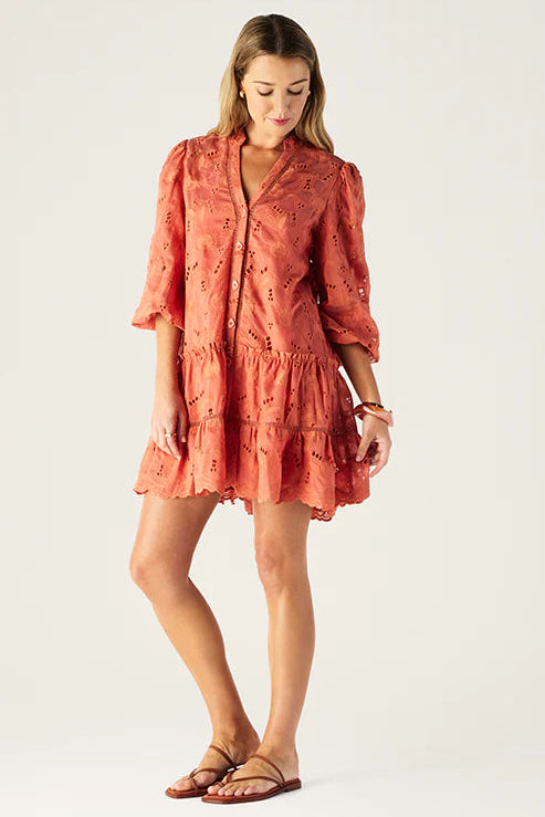 Mos The Label Loretta Mini Dress Hibiscus