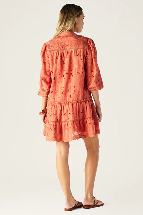 Mos The Label Loretta Mini Dress Hibiscus