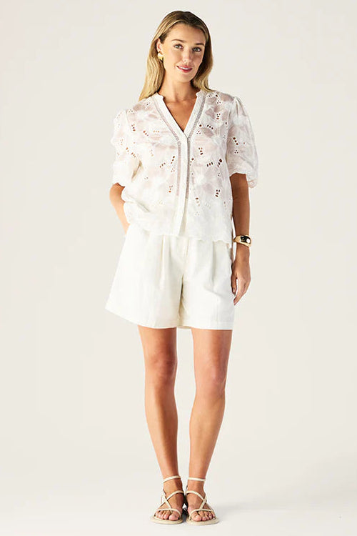 Mos The Label Loretta Shirt Bright White