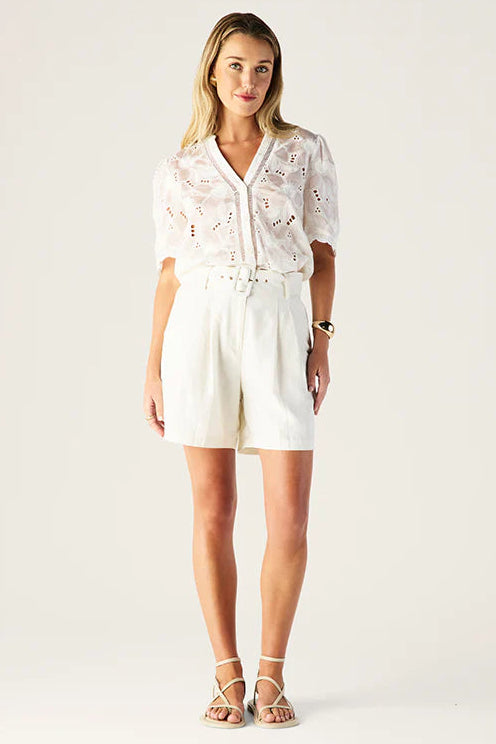 Mos The Label Loretta Shirt Bright White