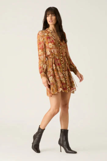 Morgan Print Mini Dress